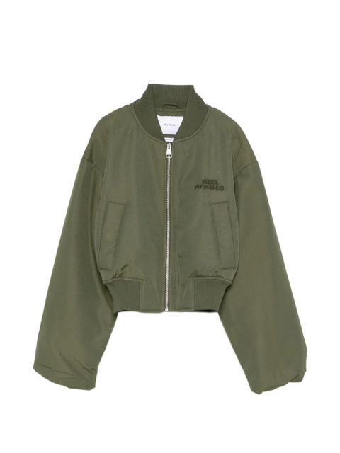 Axel Arigato Lola logo-embroidered bomber jacket - Green - zdjęcie produktu nr 1