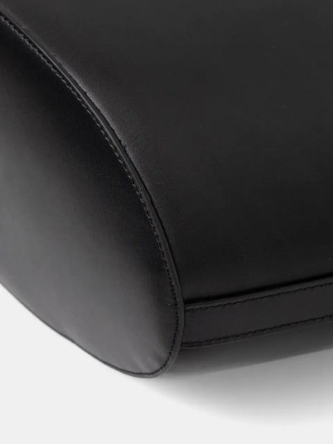 Tommy Hilfiger torebka skórzana kolor czarny AW0AW17209