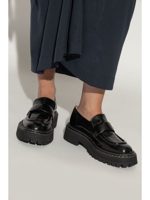 Proenza Schouler lug-sole leather loafers - Black - zdjęcie produktu nr 2