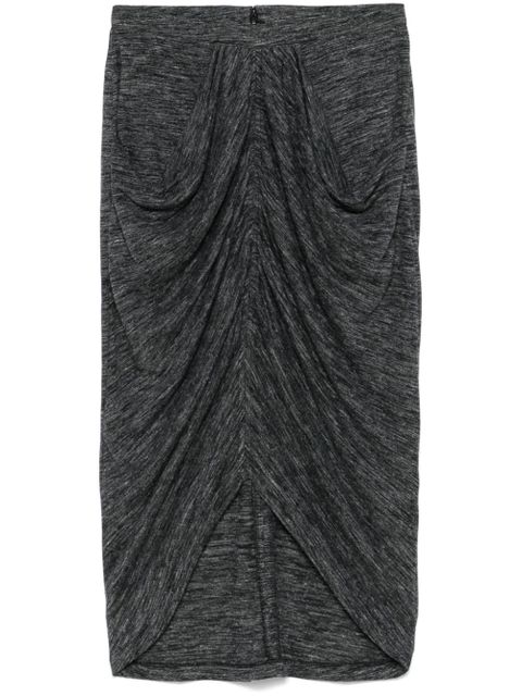 MARANT ÉTOILE Ilis midi skirt - Grey - zdjęcie produktu nr 1