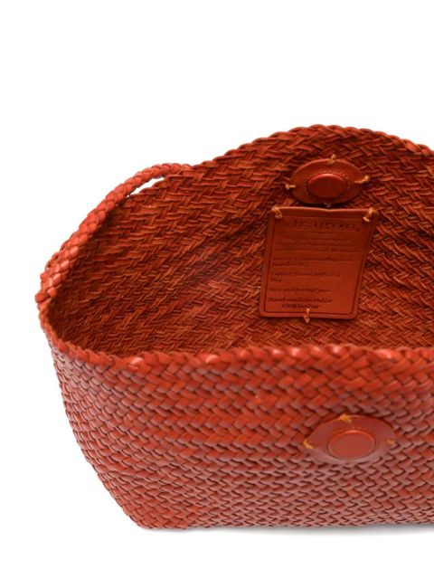 DRAGON DIFFUSION leather crossbody bag - Orange