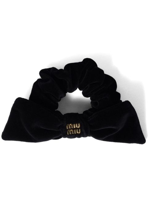 Miu Miu velvet scrunchie - Black