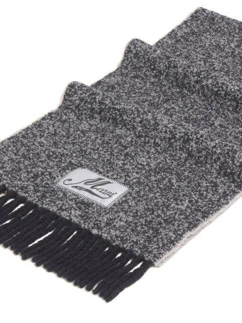 Marni fringed scarf - Black - zdjęcie produktu nr 2