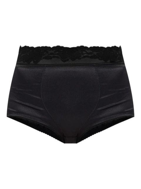 Dolce & Gabbana lace-trimmed briefs - Black - zdjęcie produktu nr 1