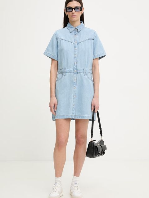 Levi's sukienka jeansowa SS LOGAN WESTERN - zdjęcie produktu nr 1