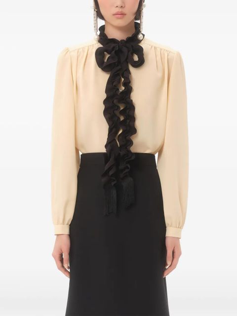 Valentino Garavani Crepe de Chine shirt - Neutrals