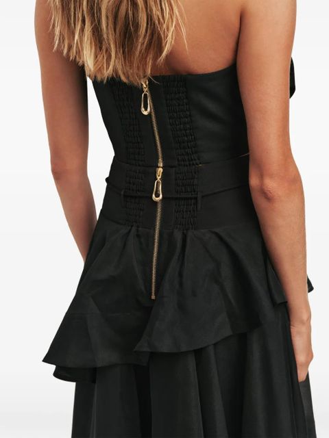 Aje Selestia ruffled top - Black