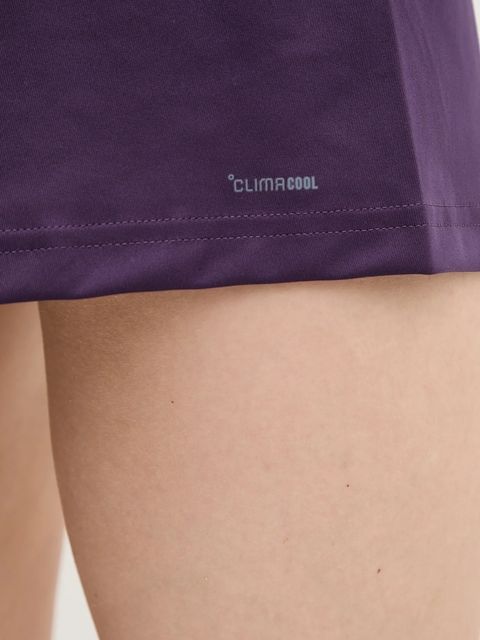 adidas Performance sukienka sportowa TENNIS CLUB kolor fioletowy mini rozkloszowana JM4708