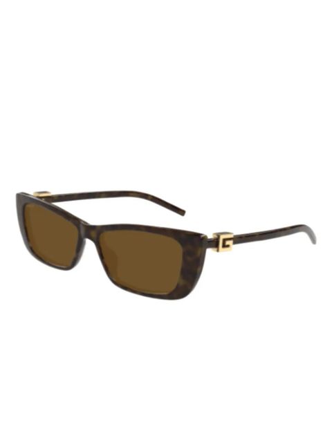 Gucci Eyewear rectangle-frame sunglasses - Brown - zdjęcie produktu nr 2