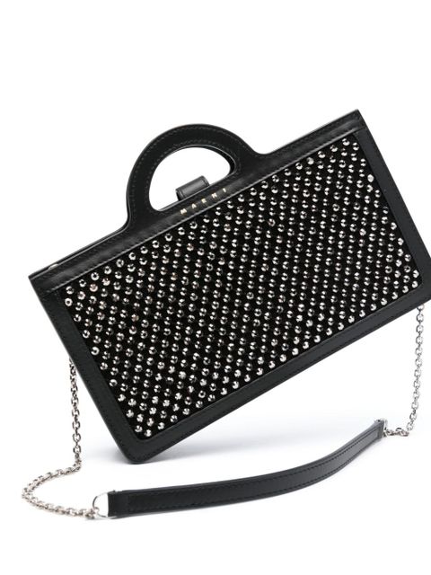 Marni crystal-embellished cross body bag - Black