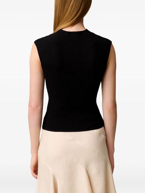 Claudie Pierlot sleeveless mock-neck top - Black