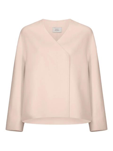 LouLou de Saison MAARA asymmetric collarless jacket - Neutrals - zdjęcie produktu nr 1