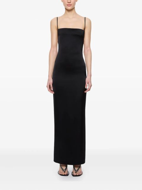 Paris Georgia Phoebe slip midi dress - Black