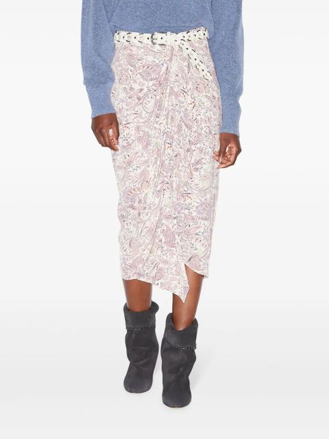 MARANT ÉTOILE Zaine skirt - Neutrals