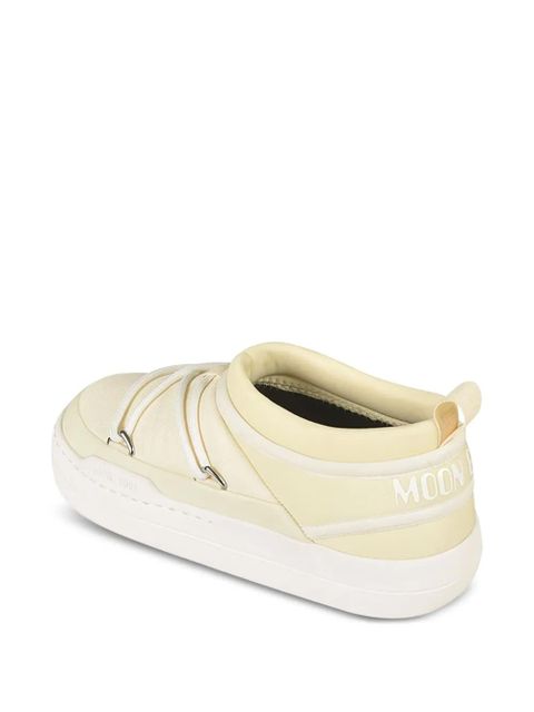 Moon Boot Park Icon lace-up flat sneakers - Yellow