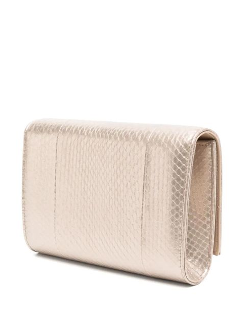 René Caovilla leather crossbody bag - Gold