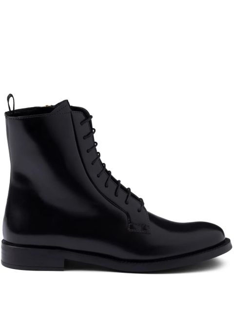 Prada leather boots - Black - zdjęcie produktu nr 1