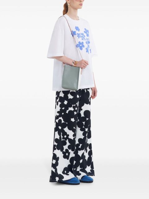 Marni floral-print flared trousers - Black - zdjęcie produktu nr 2