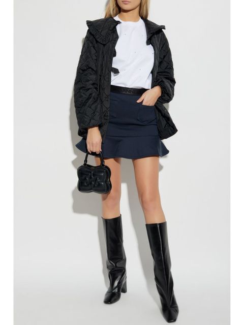 GANNI crystal-embellished T-shirt - White