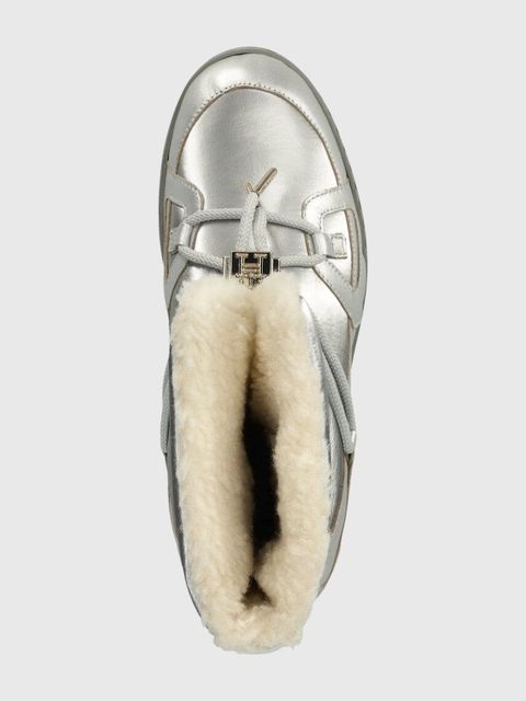 Tommy Hilfiger śniegowce TOMMY ESSENTIAL SILVER SNOWBOOT kolor srebrny FW0FW07506