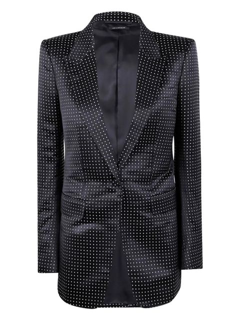 TOM FORD polka-dot satin jacket - Black - zdjęcie produktu nr 1