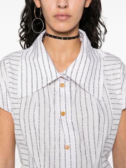 Vivienne Westwood Twisted Bagatelle shirt - White