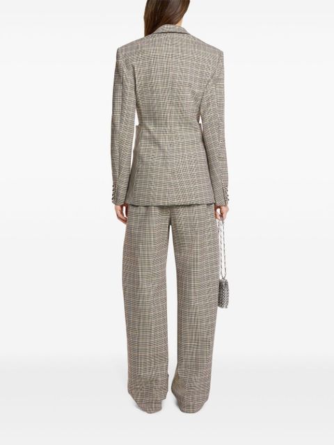 Rabanne plaid check fitted jacket - Neutrals