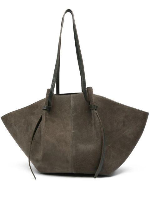 Yuzefi suede tote bag - Green - zdjęcie produktu nr 1