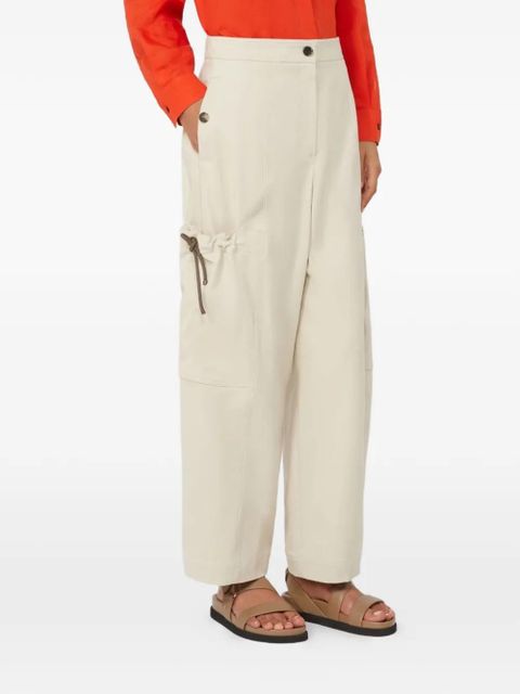 Max Mara drawstring pocket trousers - Neutrals - zdjęcie produktu nr 2
