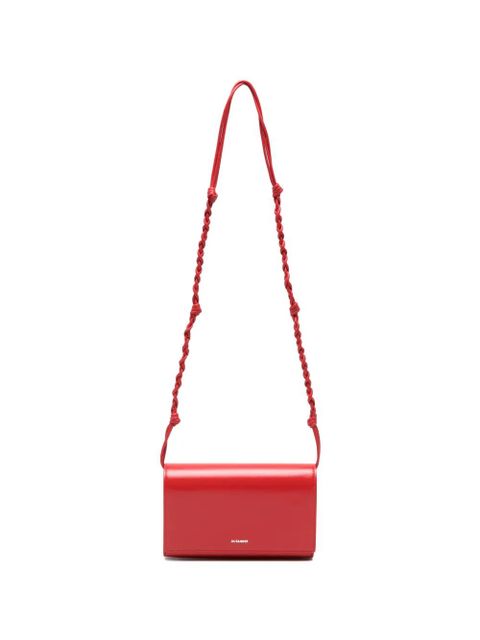 Jil Sander Tangle knot-detail cross body bag - Red - zdjęcie produktu nr 1