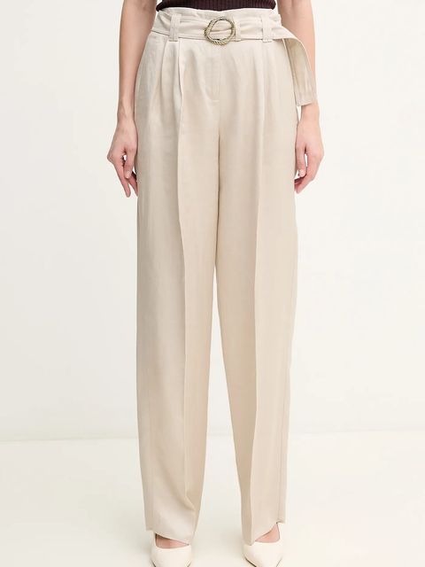 Marella spodnie z domieszką lnu FATTO - zdjęcie produktu nr 1