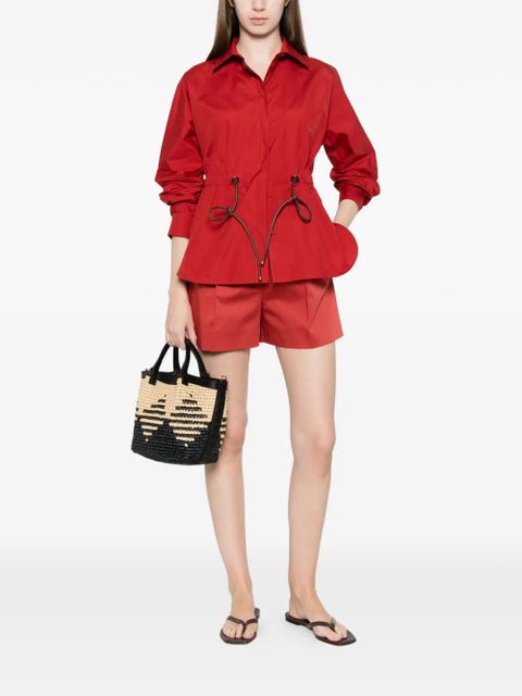Max Mara pleated shorts - Red - zdjęcie produktu nr 2