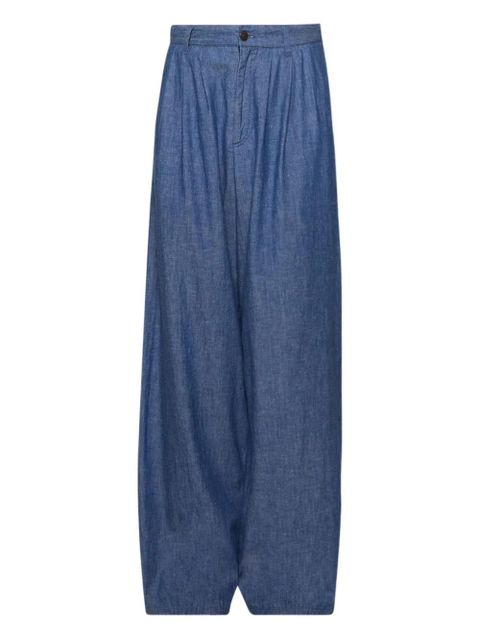 The Row Rufos pleated trousers - Blue - zdjęcie produktu nr 1