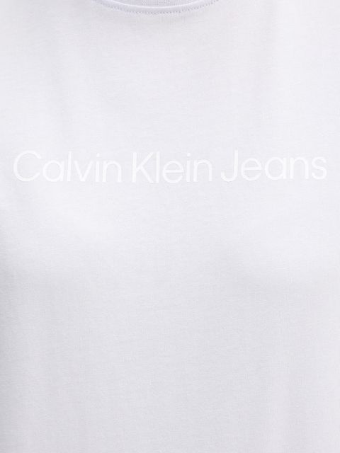 Calvin Klein Jeans t-shirt bawełniany damski kolor fioletowy LV047C912G