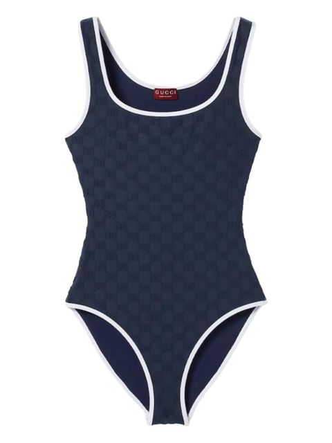 Gucci GG terrycloth swimsuit - Blue