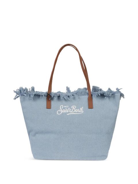MC2 Saint Barth fringed tote bag - Blue - zdjęcie produktu nr 1