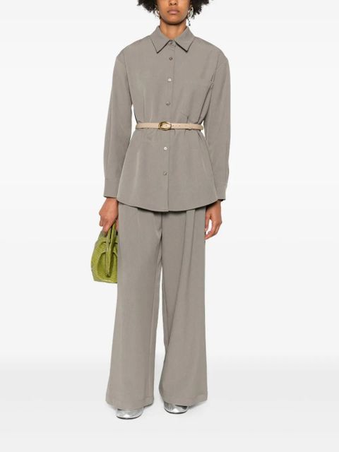 Eleh button-down cotton shirt - Grey