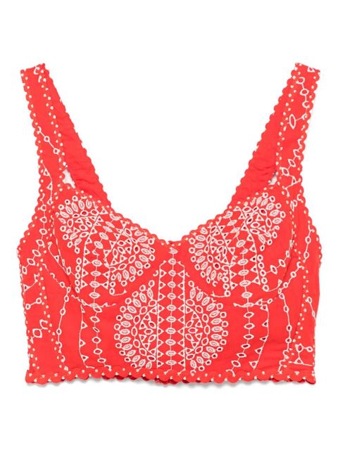 Charo Ruiz Ibiza Goldie crop top - Red - zdjęcie produktu nr 1
