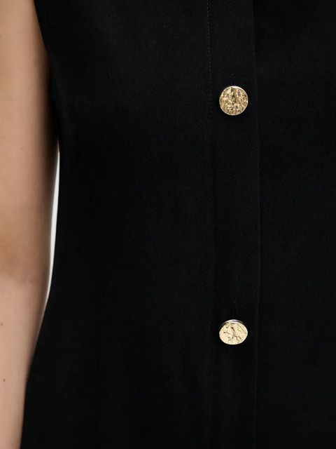 Answear.LAB sukienka kolor czarny mini prosta