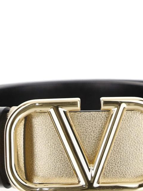 Valentino Garavani VLogo Signature reversible belt - Gold