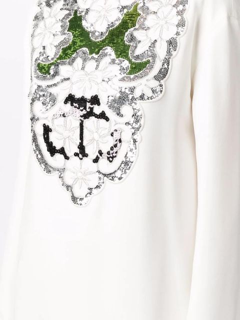 Valentino Garavani sequin-embellished long dress - Neutrals