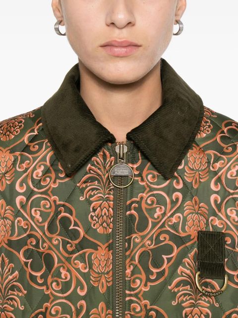Barbour x Farm Rio Luisa quilted jacket - Green