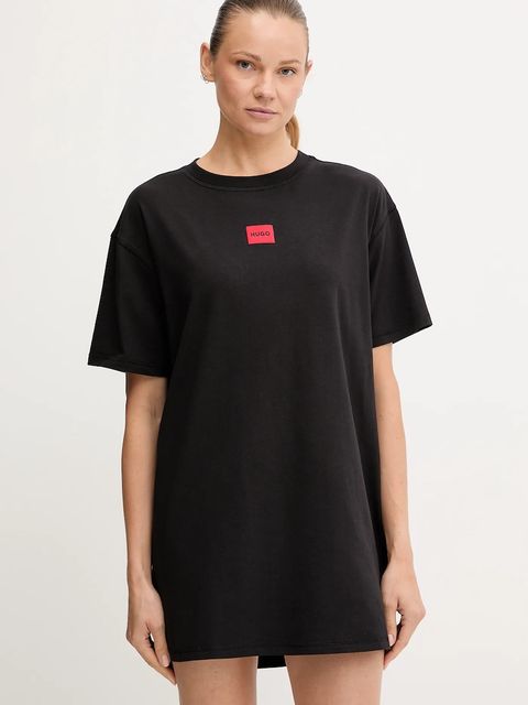 HUGO t-shirt piżamowy damska kolor czarny 50549918 - zdjęcie produktu nr 1