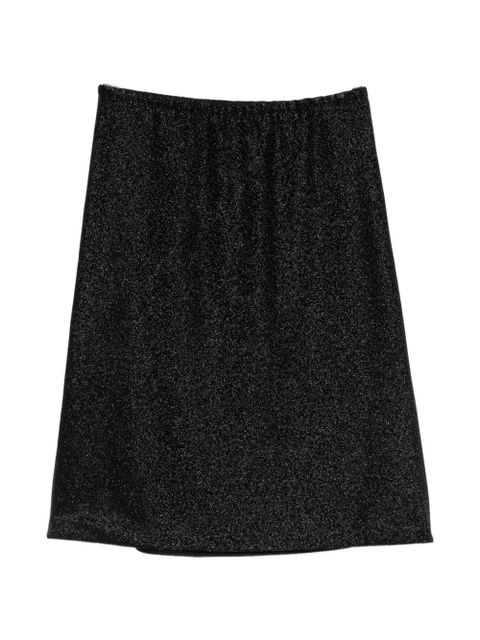 Jil Sander elasticated midi skirt - Black - zdjęcie produktu nr 1