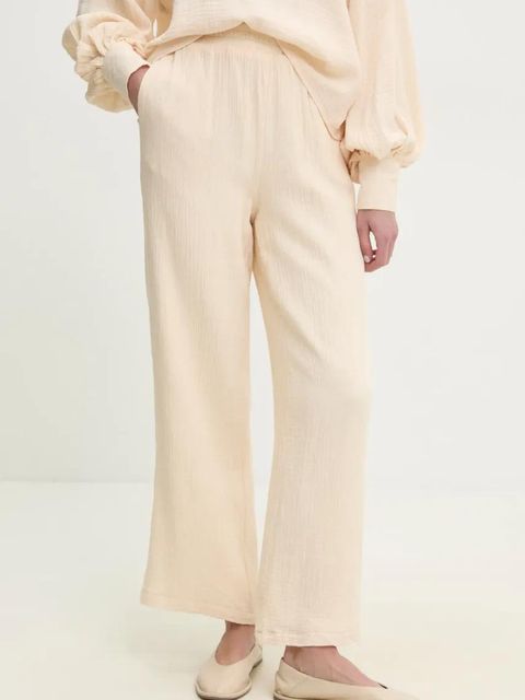 Answear.LAB komplet bawełniany damski kolor beżowy