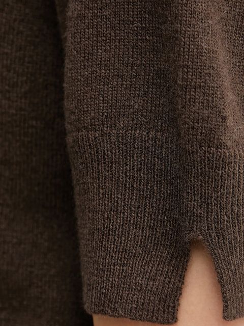 United Colors of Benetton sweter damski kolor brązowy lekki 1002D10D2