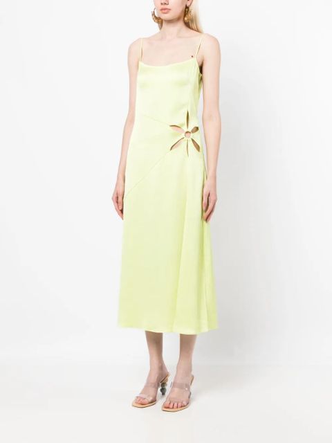 Cult Gaia Imogen cut-out midi dres - Green