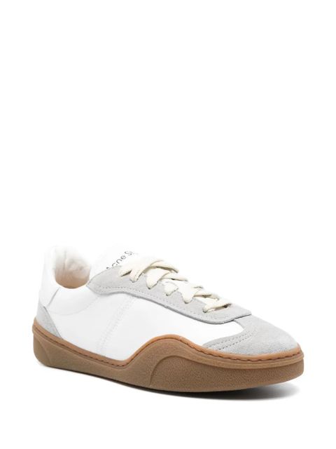 Acne Studios panelled-design leather sneakers - Neutrals - zdjęcie produktu nr 2