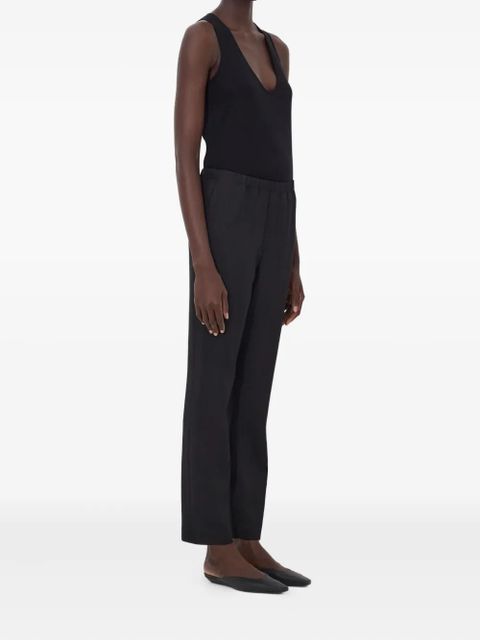 LouLou de Saison Scot elastic-waist trousers - Black