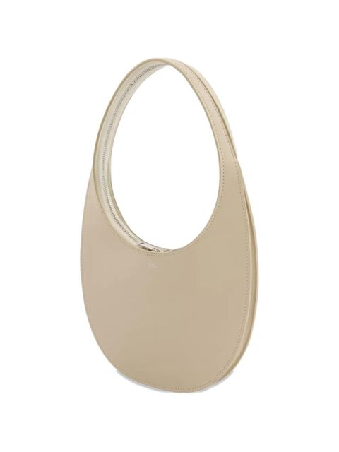 Coperni arched handle swipe shoulder bag - Neutrals